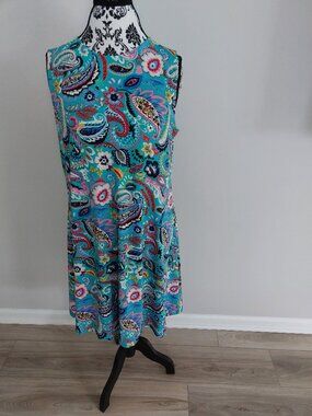 AVA & GRACE, shift dress.  Multi colored, Size large